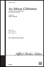 An African Celebration SATB choral sheet music cover